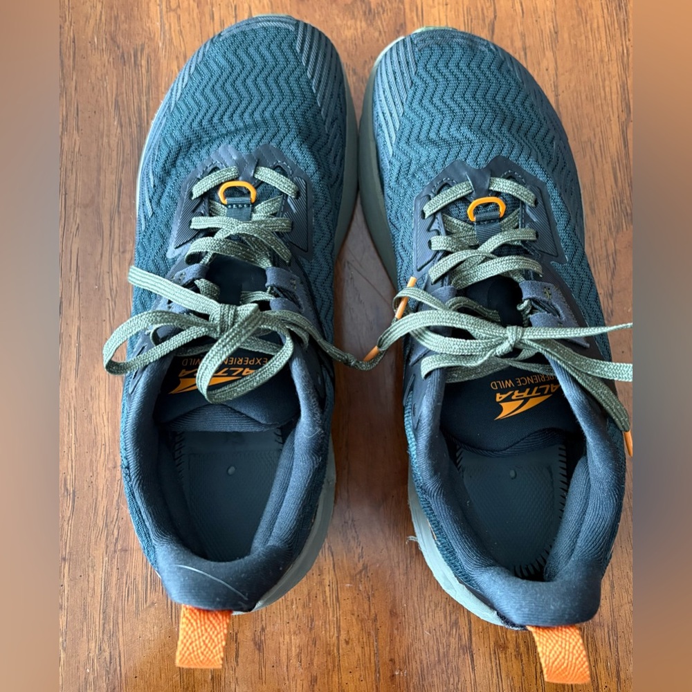 Altra Men's Athletic Shoes - Dark Green and Orange